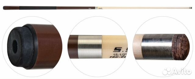 Кий для русского бильярда 1-pc 