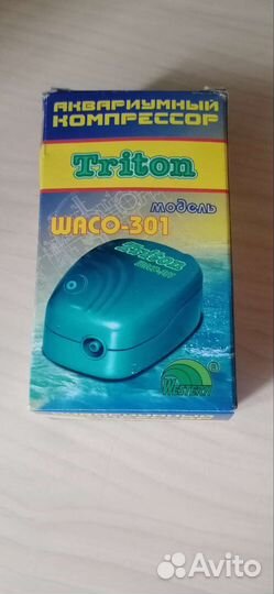 Компрессор triton 301 для аквариума