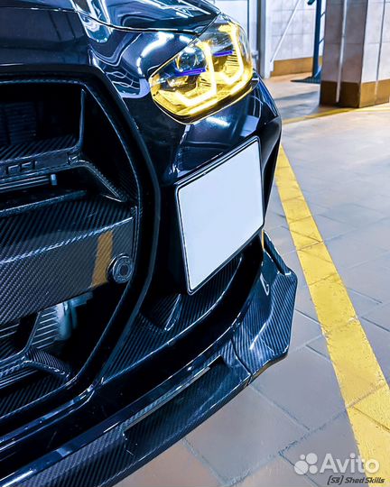 Рамка под квадратный номер BMW M3 g80 - M4 g82