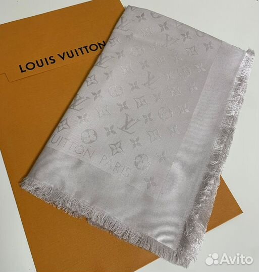 Платок женский Louis Vuitton серый