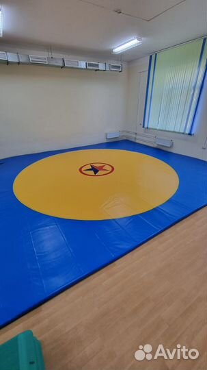 Ковер борцовский для вольной и греко-римской борьб