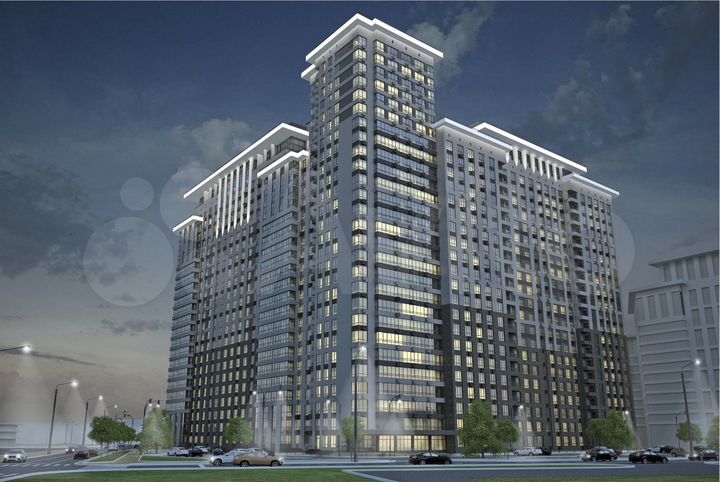 3-к. квартира, 97,5 м², 19/22 эт.