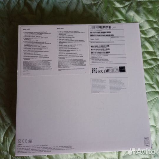 Коробка от Apple Mac mini