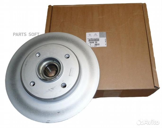 Peugeot-citroen 424932 диск тормозной diam 249 EP