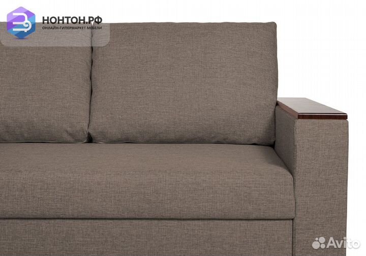 Диван угловой дельфин Тайлер бежевый