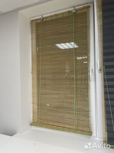 Рулонные шторы из бамбука (комплект)