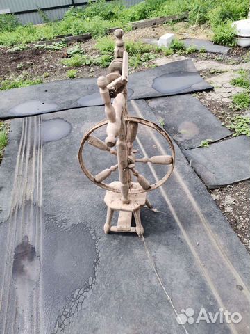 Прялка деревянная старинная