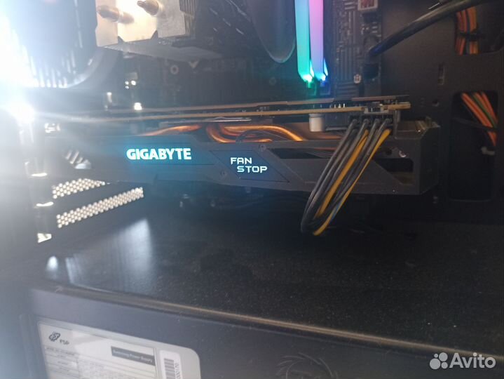 Видеокарта rx580 4gb