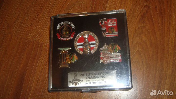 Значки чемпионов нхл 2013 Chicago Black Hawks