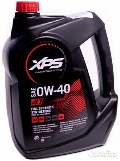 9779287 Зимнее синтетическое масло XPS 0W40 для 4-тактных двигателей снегоходов, 3,785 л. 779140, 77
