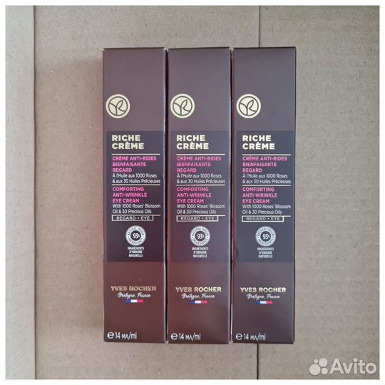 Riche крем благотворный для глаз век yves rocher