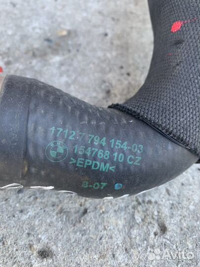 Патрубок системы охлаждения бмв х5 е70,х6 е71 м57н