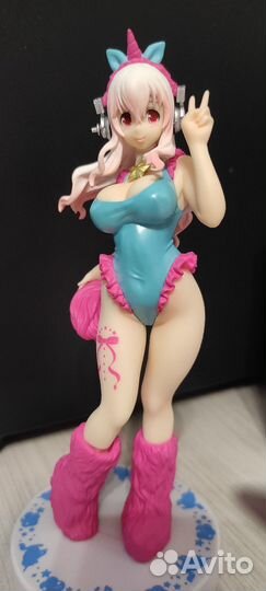 Sonico Unicorn Blue Pearl аниме фигурка Сонико