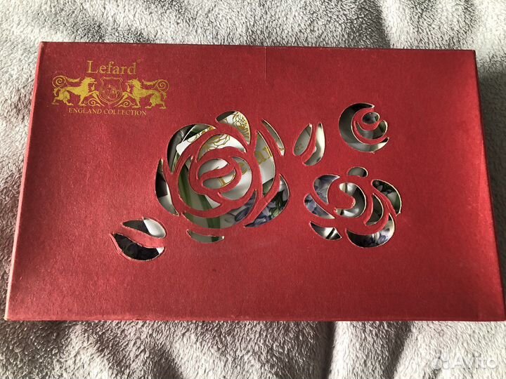 Кофейный сервиз фарфор новый Lefard