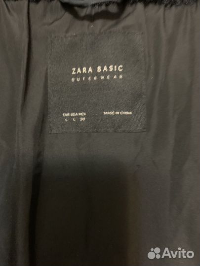 Пуховик женский zara р. 46-48 размер (L)