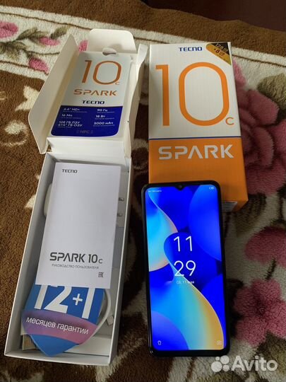 TECNO Spark 10c, 4/128 ГБ