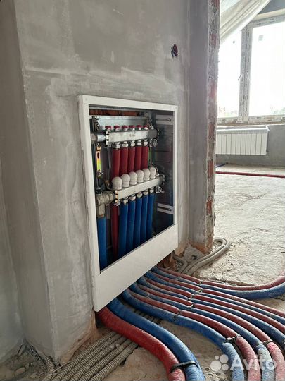 Монтаж отопления и водоснабжения