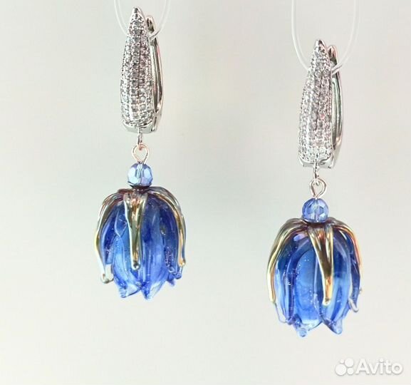 Серебряные серьги