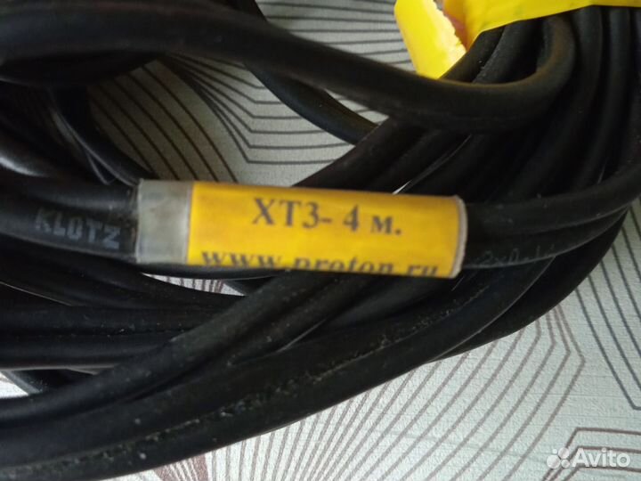 Аудио кабель jack 6.3 -XLR