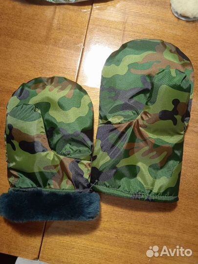 Рукавицы меховые мужские