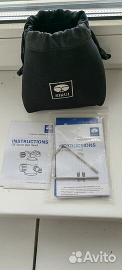 Штатив siriu T1204X Carbon + голова siriu G-10RX