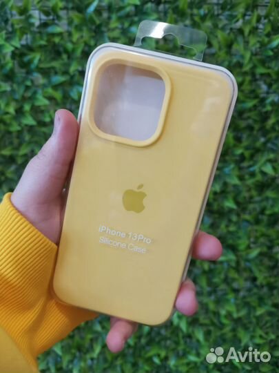 Чехол Silicone Case iPhone 13 Pro (Yellow)