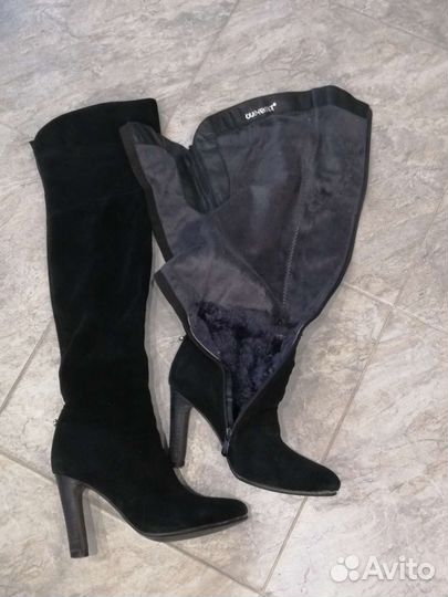 Зимние Сапоги ботфорты