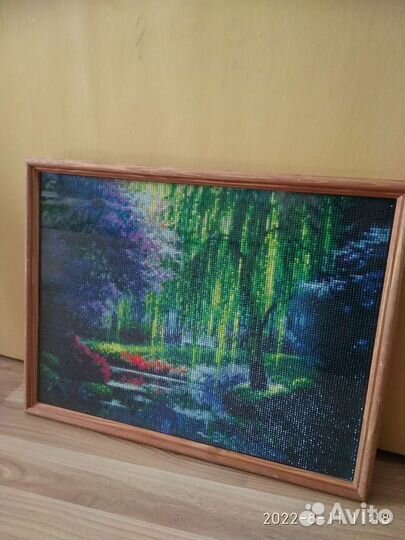 Картина готовая из алмазной мозаики