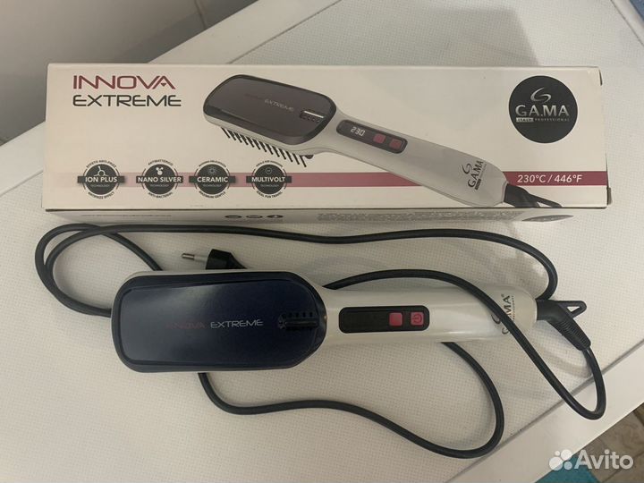 Расчёска-выпрямитель ga.ma innova extreme