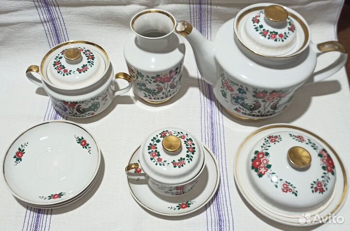 Сервиз костяной фарфор