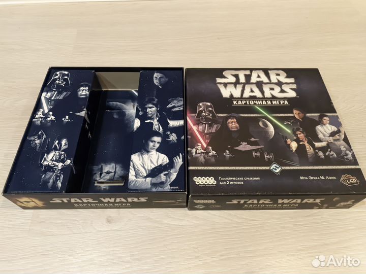 Настольная игра star wars карточная игра + доп
