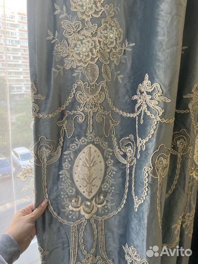 Комплект штор с тюлью