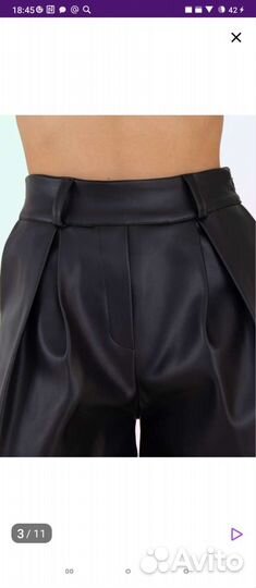 Шорты экокожа новые р.38-40