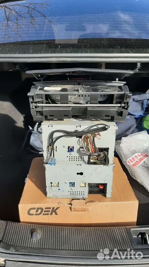 2 Магнитолы+дисплей mercedes 204 до рест