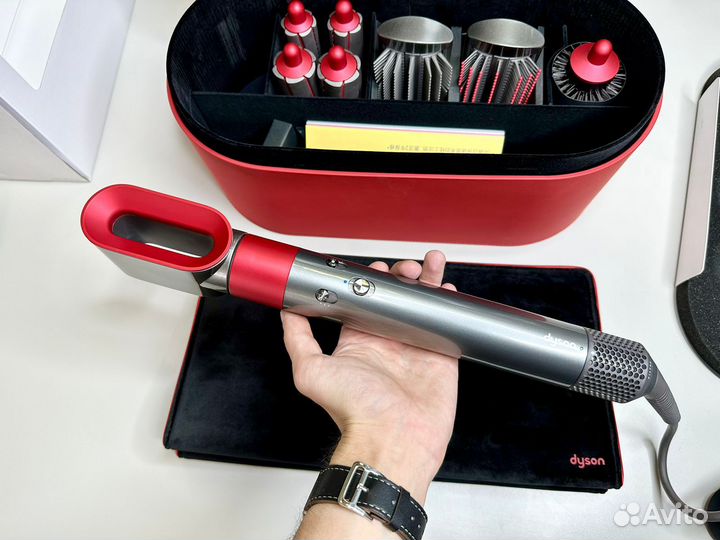Стайлер Dyson Airwrap HS01 Nickel/Red
