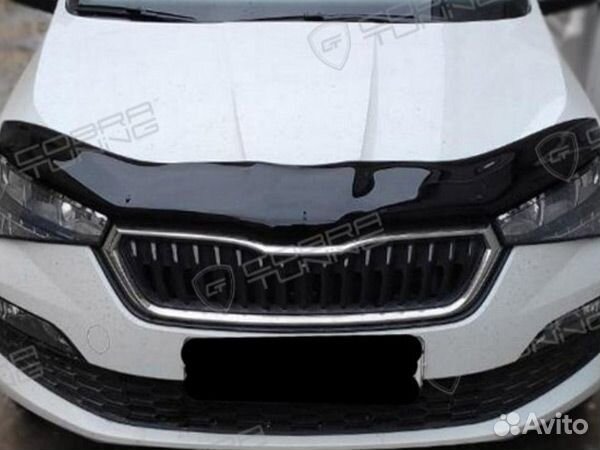 Дефлектор капота Skoda Rapid 2019-2023