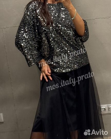 Костюм с паетками италия большие размеры