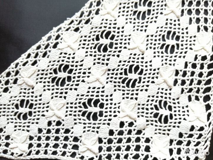 Кружевной подзор, уголки 50-е годы СССР