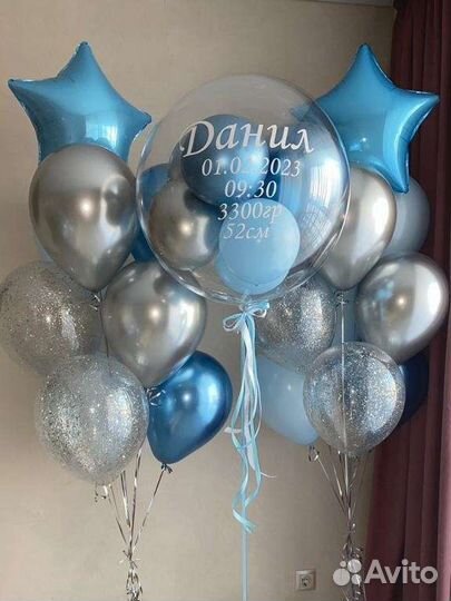 Воздушные шары на Выписку с доставкой