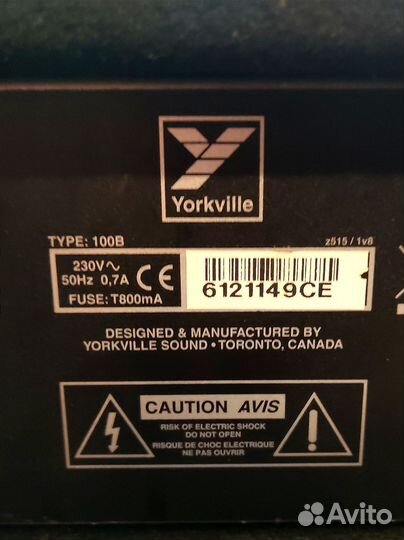 Басовый комбоусилитель Yorkville bass combo