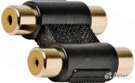 Переходник 2 гнезда RCA - 2 гнезда RCA