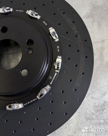 Передние тормозные диски C63 W205 AMG