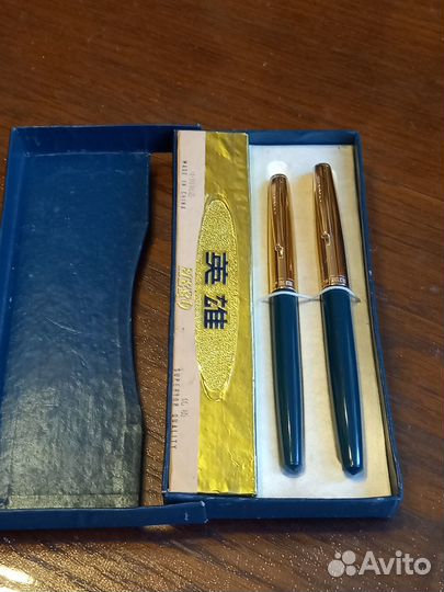 Комплект ручек писчих Hero, перьевая и шариковая