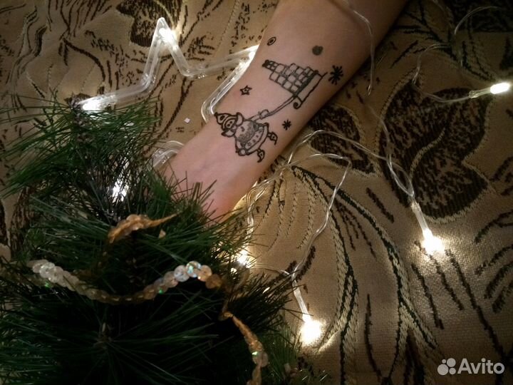 Мехенди, Аквагрим