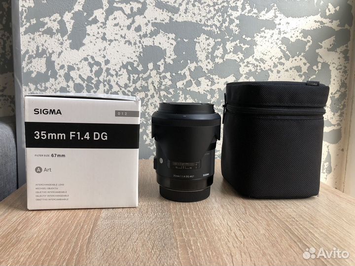 Объектив sigma 35 mm 1 4 canon