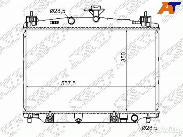Радиатор mazda demio