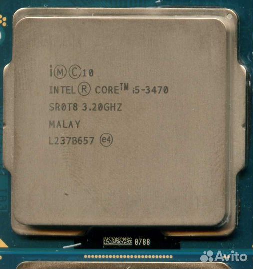 Процессор Intel Core i5-3470 3.2 (3.6) Ghz S-1155