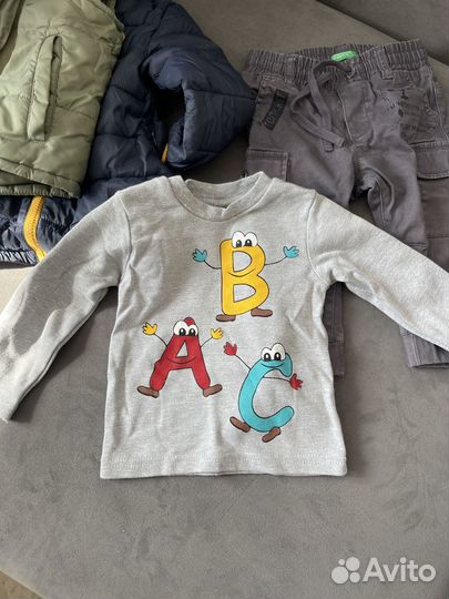 Детские вещи пакетом на мальчика 74-80