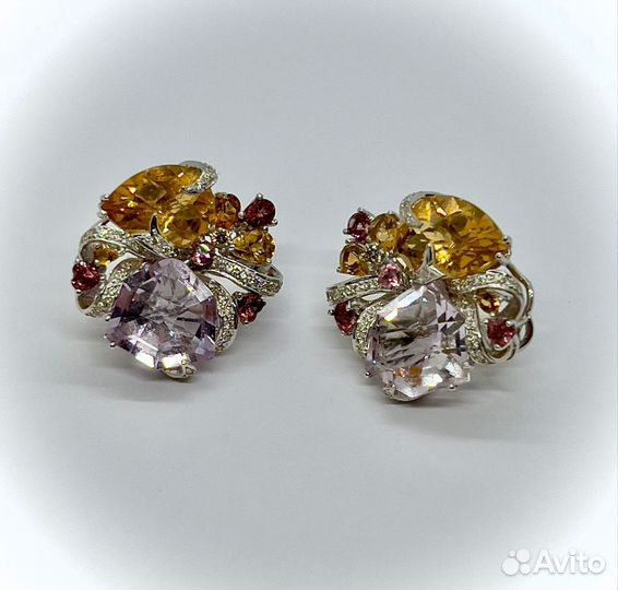 Серьги золотые