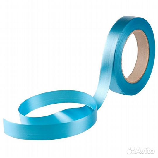 Лента 20ммХ46м голубая